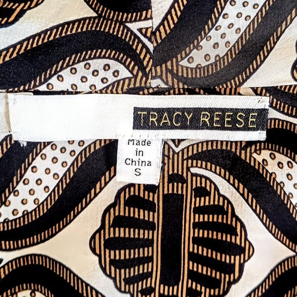 Tracy Reese Silk Surplice Wrap Blouse - Picture 4 of 5